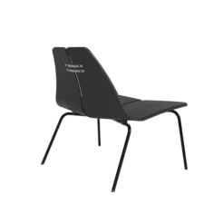 PK23 forsidepolstret, Black af Poul Kjærholm