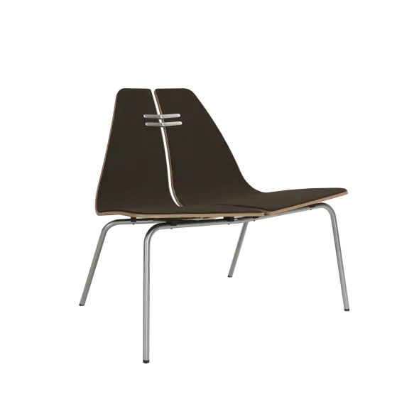 PK23 forsidepolstret, Walnut af Poul Kjærholm