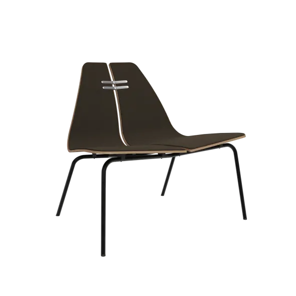 PK23 forsidepolstret, Walnut af Poul Kjærholm
