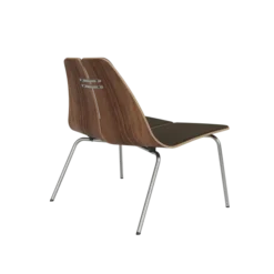 PK23 forsidepolstret, Walnut af Poul Kjærholm