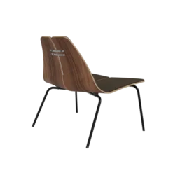 PK23 forsidepolstret, Walnut af Poul Kjærholm