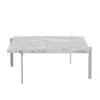 PK61 Sofabord Jubilæumsudgave, grey-white marmor af Poul Kjærholm