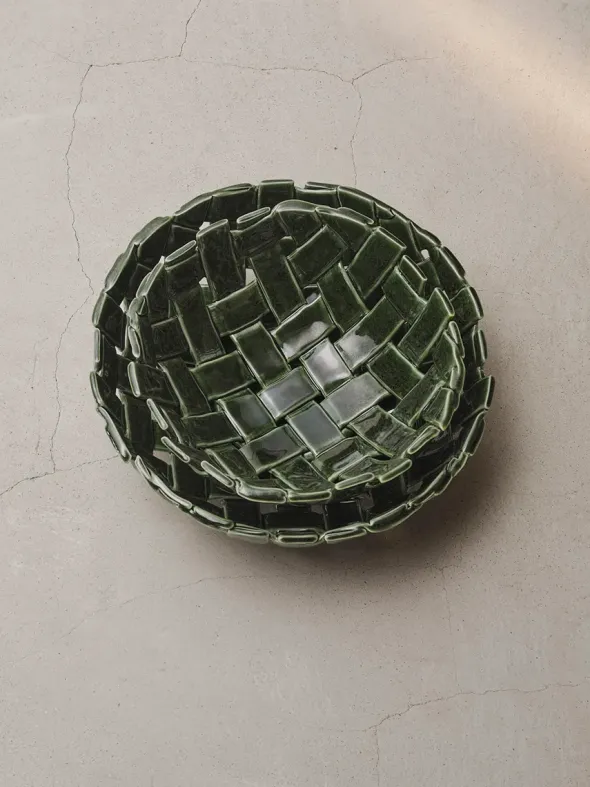 Plait Bowl, Ø30 cm fra Ferm Living