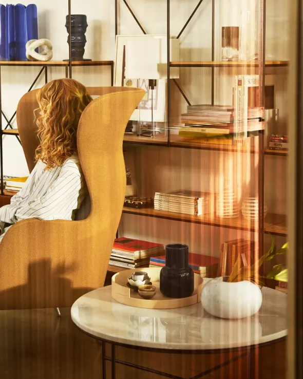 Planner Sofabord Ø80 fra Fritz Hansen