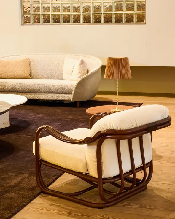Poltrona Tria Lounge Chair fra GUBI