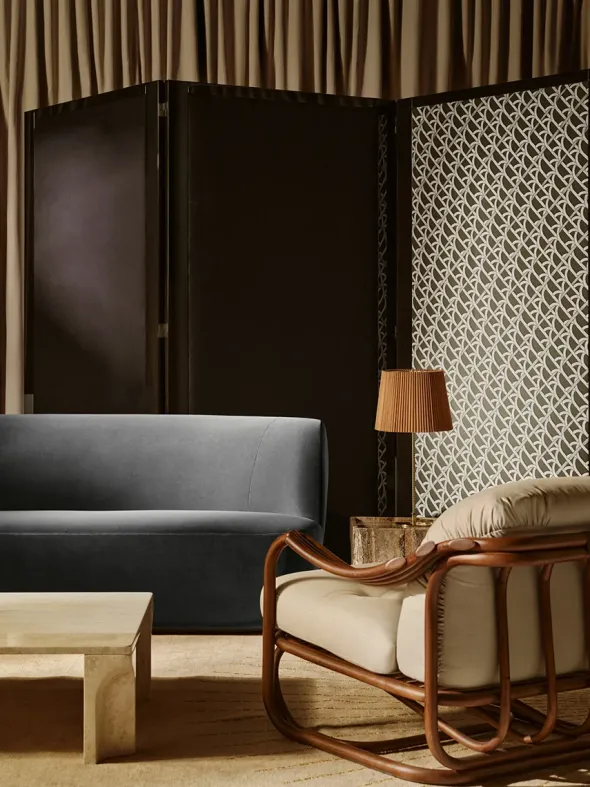 Poltrona Tria Lounge Chair fra GUBI