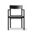 Post Spisebordsstol, eg sort lak fra Fredericia Furniture