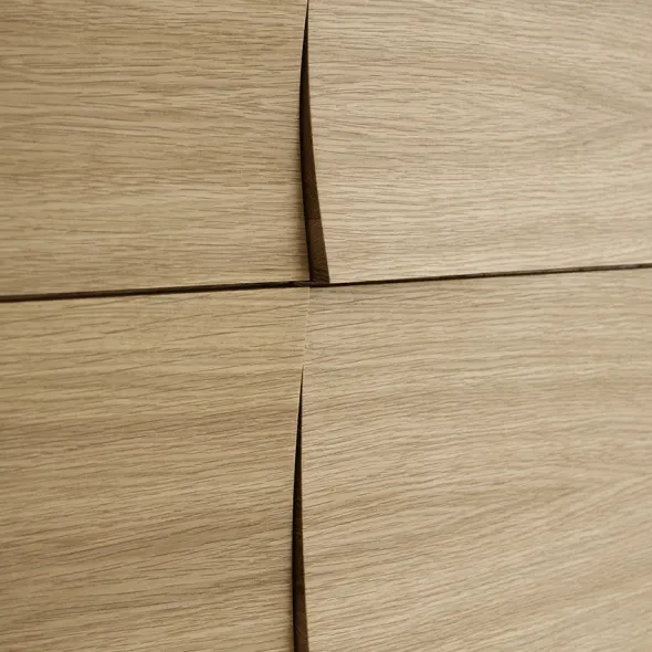 Reflect Sideboard Small, oak fra Muuto
