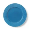 Rhombe tallerken, blå Ø27 cm fra Lyngby Porcelæn