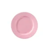 Rhombe tallerken, rosa Ø21 cm fra Lyngby Porcelæn