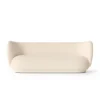 Rico Sofa 3 Bouclé, off-white fra Ferm Living
