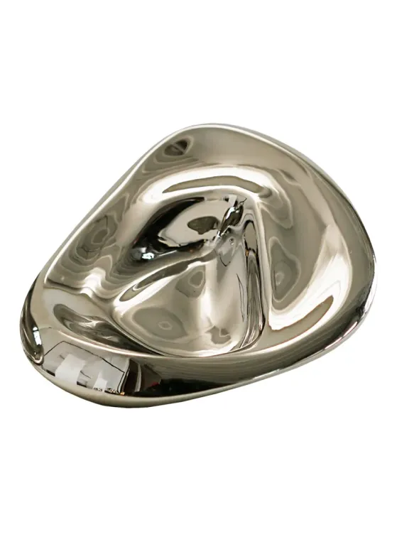 Ripple Knob Large, silver fra Hein Studio