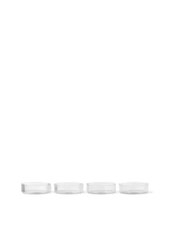 Ripple Serving Bowls Clear, sæt á 4 fra Ferm Living