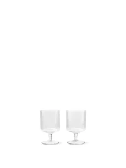 Ripple Wine Glasses, Sæt á 2 stk. fra Ferm Living