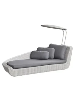 Savannah Daybed, højre i hvid/grå fra Cane-line
