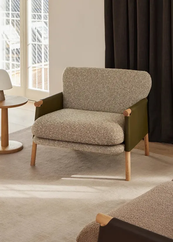 Savannah Loungestol, hallingdal 180/max 98 fra Fredericia Furniture