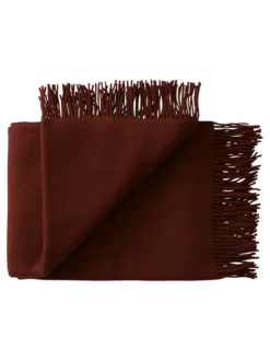 Season Plaid, beetroot fra Silkeborg Uldspinderi