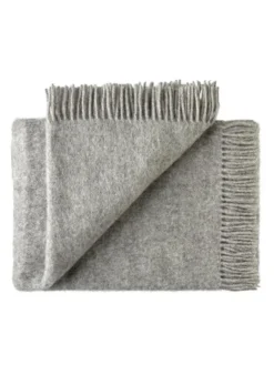 Season Plaid, medium grey fra Silkeborg Uldspinderi