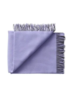 Secret Plaid, clay/lilac fra Silkeborg Uldspinderi