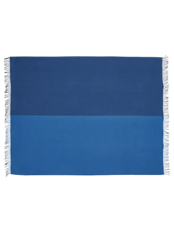 Secret Plaid, indigo/cobalt fra Silkeborg Uldspinderi