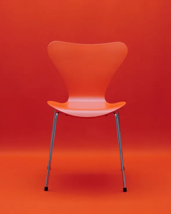 3107 Serie 7 stol - Verner Panton 100 fra Fritz Hansen