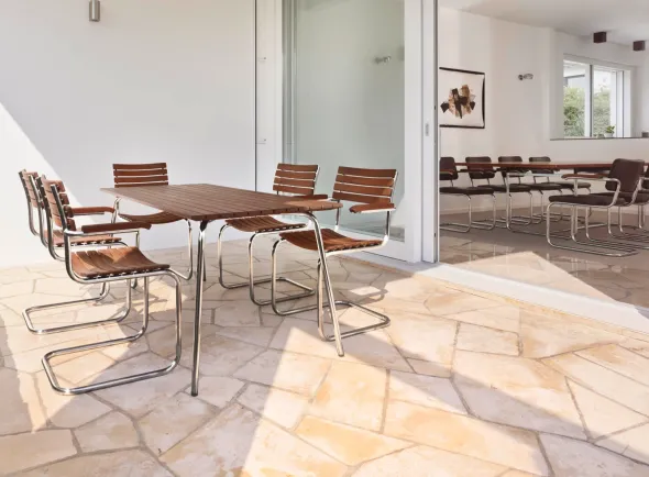 S 40 F Outdoor cantilever chair, med armlæn fra Thonet