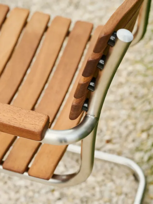 S 40 F Outdoor cantilever chair, med armlæn fra Thonet