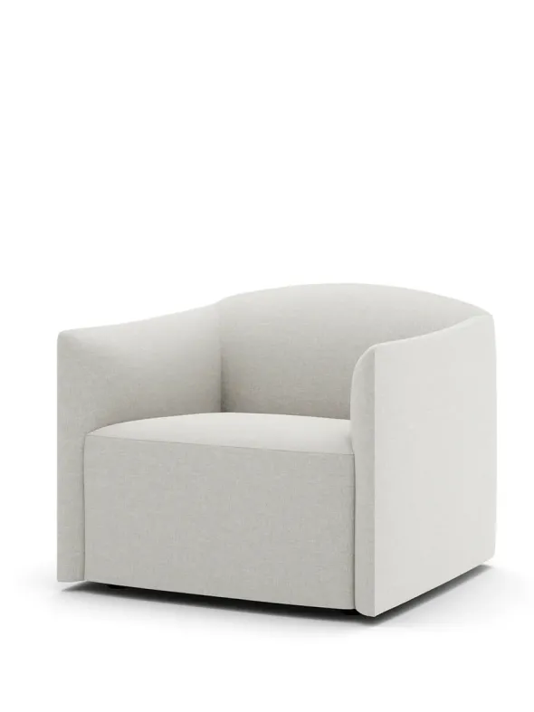 Shore Lounge Chair Extended Base, quill fra New Works