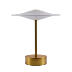 Sinus 22 Portable bordlampe, messing af Piet Hein