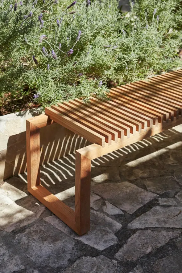 Skagerak Cutter Outdoor bænk fra Fritz Hansen