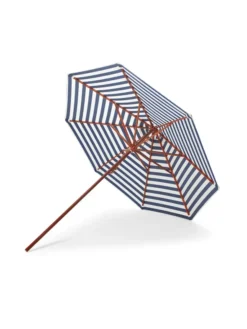 Skagerak Messina Parasol Ø270, Dark Blue Stripes fra Fritz Hansen