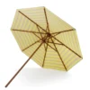 Skagerak Messina Parasol Ø300, Lemon/Sand Stripes fra Fritz Hansen