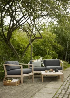 Skagerak Virkelyst Stol, Charcoal fra Fritz Hansen