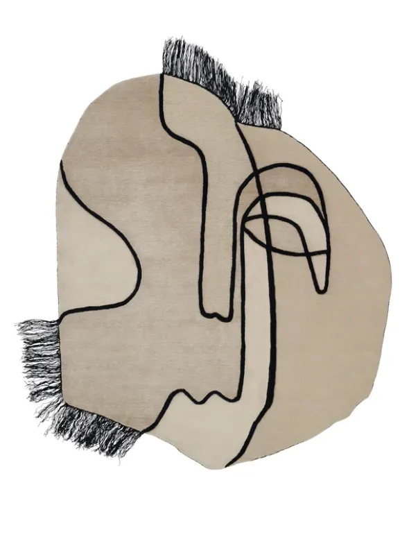 Slanted Self vægtæppe, 190 x 230 cm fra Linie Design