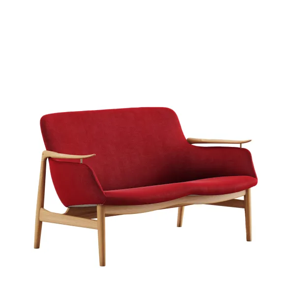 53 sofa, eg olie af Finn Juhl