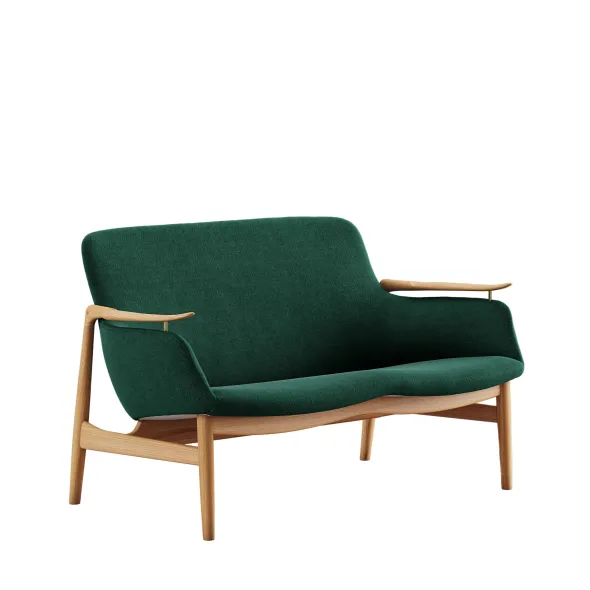 53 sofa, eg olie af Finn Juhl