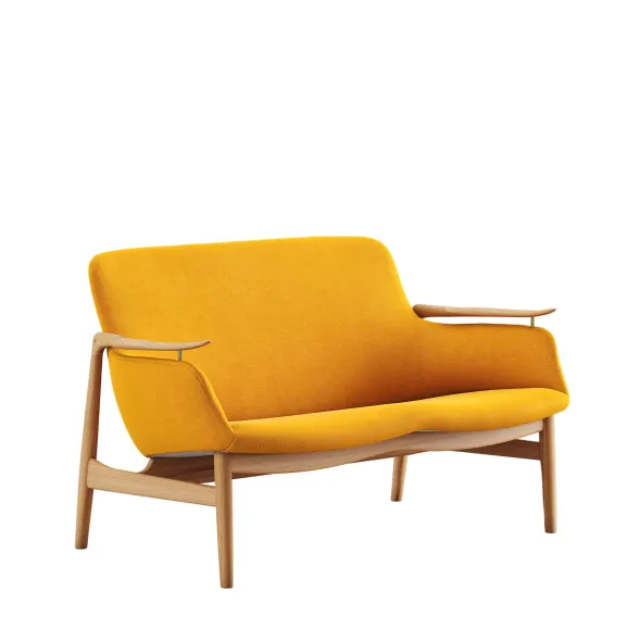 53 sofa, eg olie af Finn Juhl