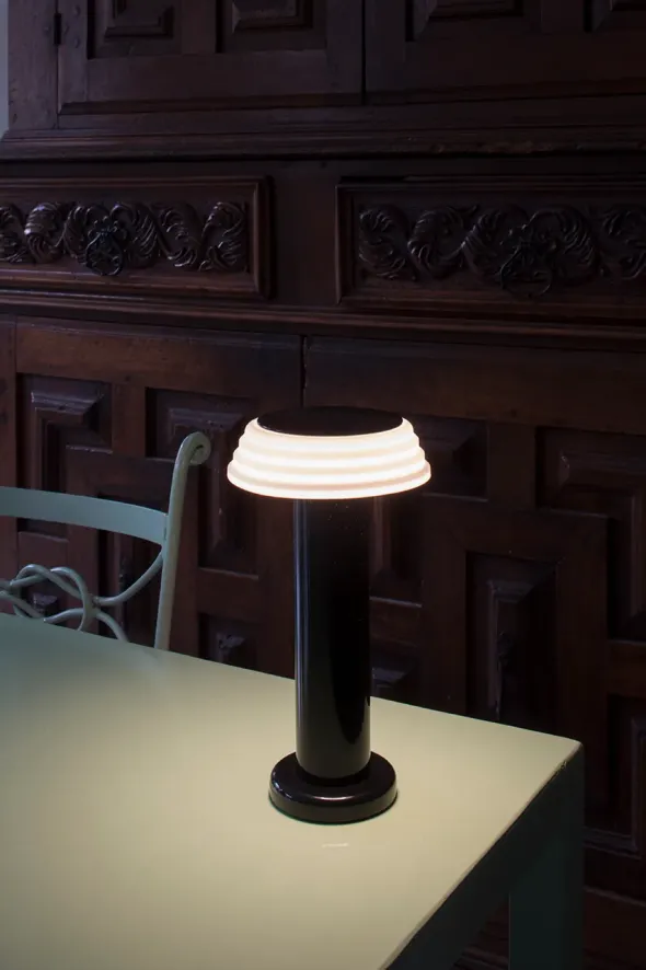Sowden Light Portable Lamp PL1, black/white