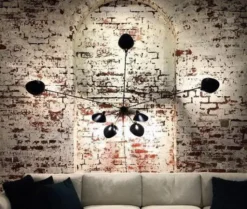 Spider Big Wall Lamp w/7 Fixed Arms af Serge Mouille