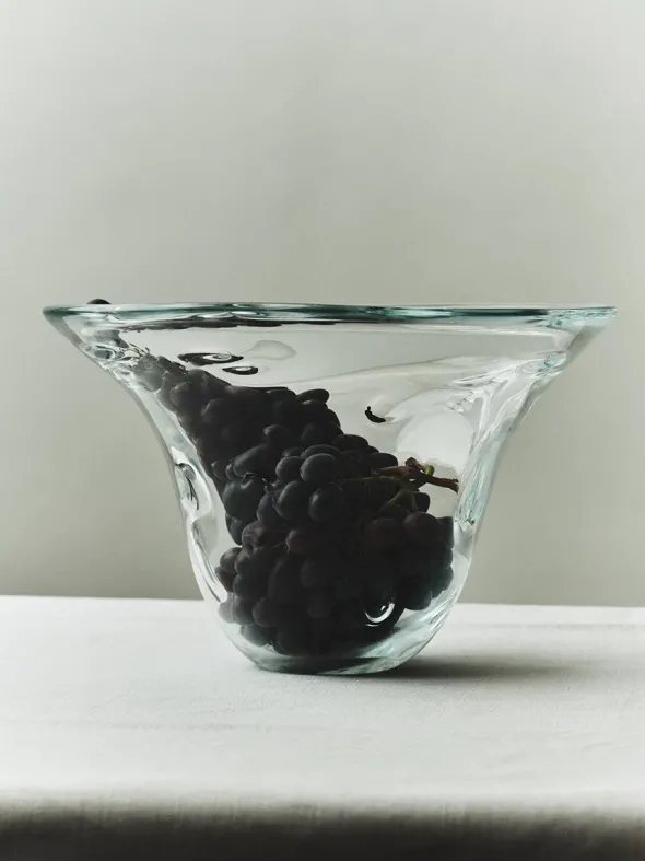 S.R. Vintage Bowl Deco Clear fra Louise Roe