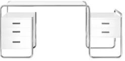 S 285 skrivebord, krom fra Thonet