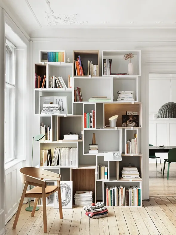 Stacked Storage System, bookcase 2 fra Muuto