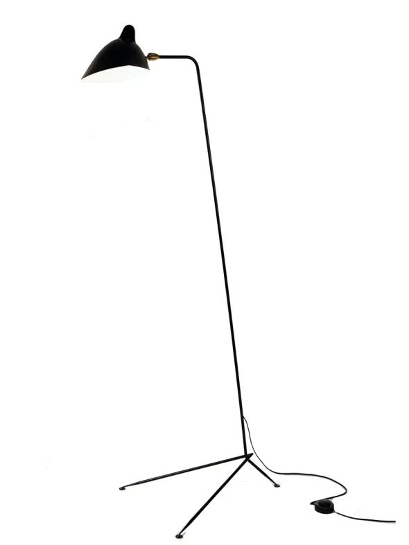 Standing Lamp w/1 Head/Arm af Serge Mouille