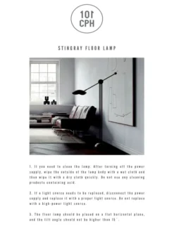 Stingray gulvlampe, bronze fra 101 Copenhagen