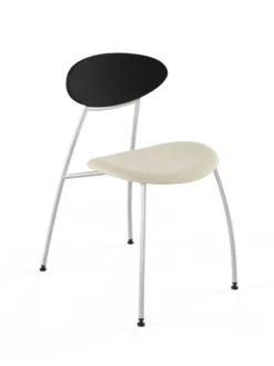 Stone stol, creme læder fra Naver Collection