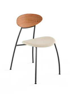 Stone stol, creme læder fra Naver Collection