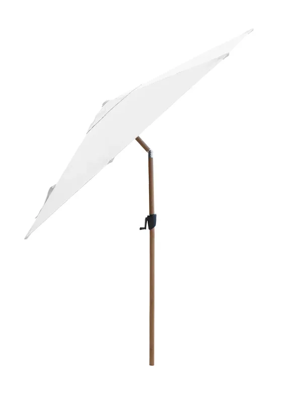 Sunshade Parasol m. Tilt, wood look fra Cane-line