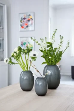 SUPER Vase fra Piet Hein (Grå/Opal)