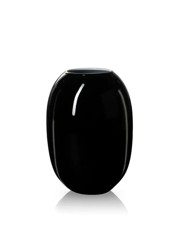 SUPER Vase fra Piet Hein (Sort/Opal)