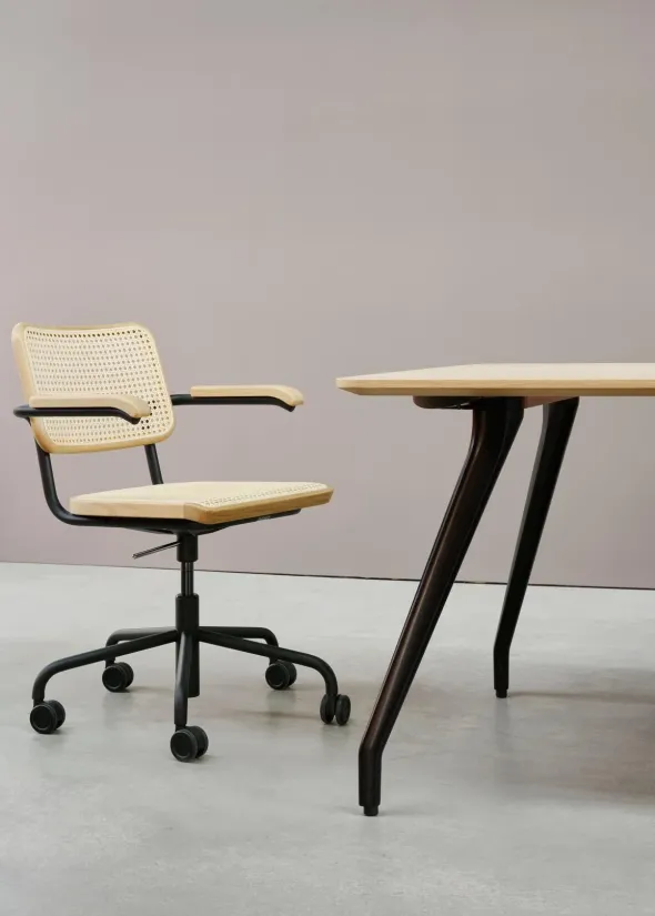 S 64 VDR Kontorstol, bøg fra Thonet